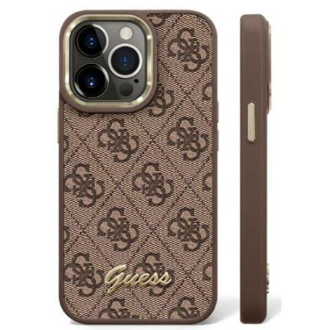 GUESS 4G Edition Protective Case iPhone 14 Standard 6.1 - Brown