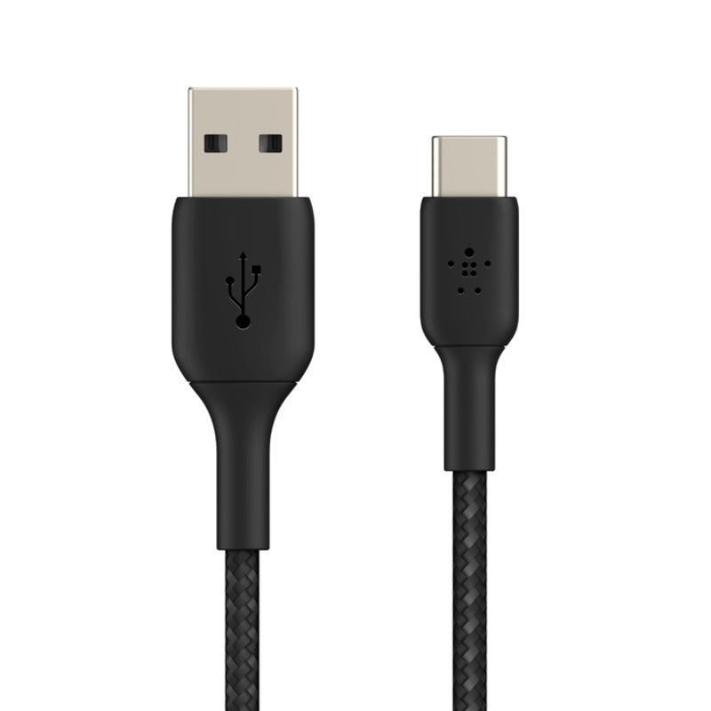 Belkin BoostCharge Braided USB-C to USB-A Cable 2m / 3.3ft - Black