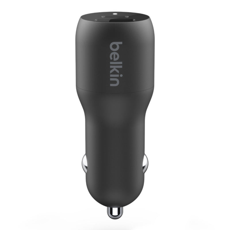 Belkin BoostCharge Dual Car Charger w/ PPS 37W - Black