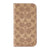 Coach Folio Case Signature Charcoal for iPhone 16 Pro Signature Tan