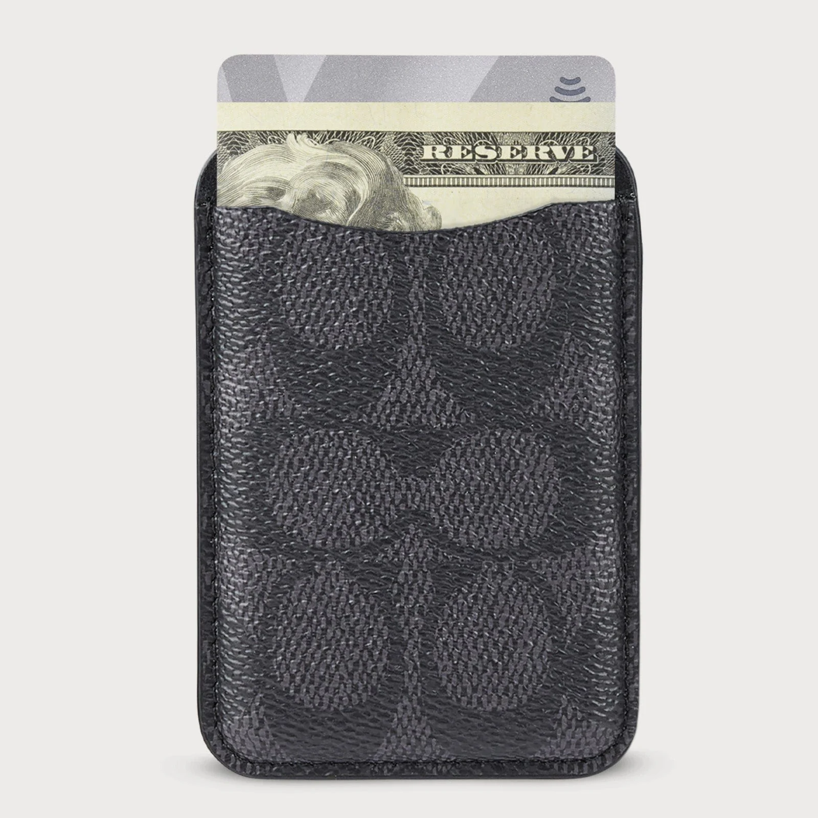 Coach MagSafe Card Holder Signature Charcoal