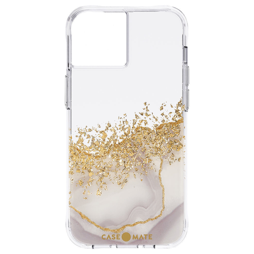 Case-Mate Karat Marble Case Antimicrobial For iPhone 13 6.1