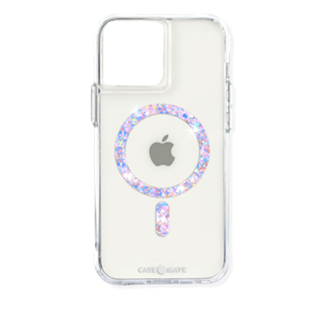 Case-Mate Twinkle Clear Case - MagSafe For iPhone 14 Pro 6.1 - Clear/Diamond