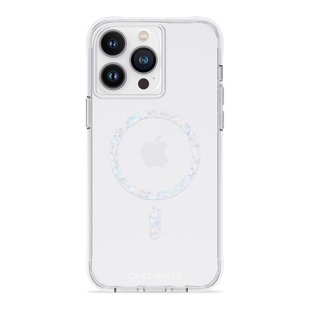 Case-Mate Twinkle Clear Case - MagSafe For iPhone 14 Pro Max 6.7 - Clear/Diamond