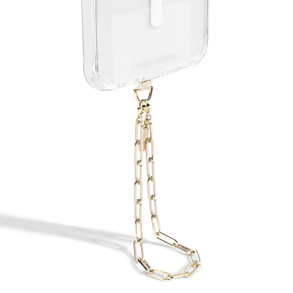 Case-Mate Link Chain Phone Wristlet Champagne