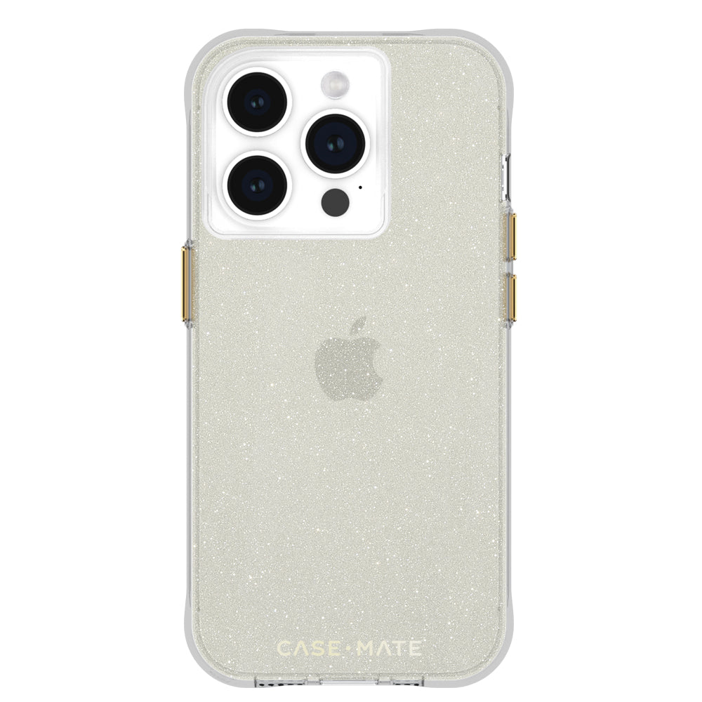 Case-Mate Sheer Crystal Case For iPhone 15 Pro - Gold