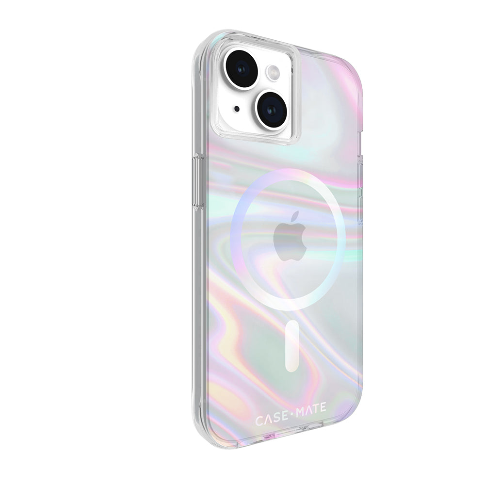 Case-Mate Soap Bubble MagSafe Case For iPhone 15 - Iridescent