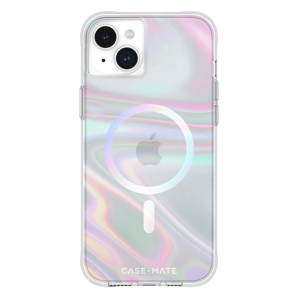 Case-Mate Soap Bubble MagSafe Case For iPhone 15 Plus - Iridescent