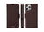 Dbramante1928 Milano Saffiano Leather Folio Case iPhone 12 / 12 Pro - Dark Chocolate