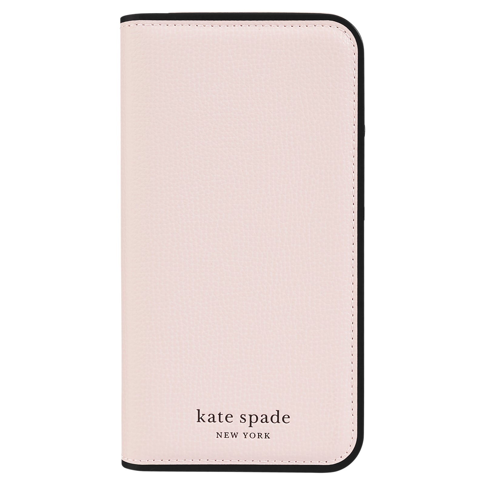 Kate Spade New York Folio Case iPhone 15 / 14 / 13 Standard 6.1 inch - Pale Vellum and Black