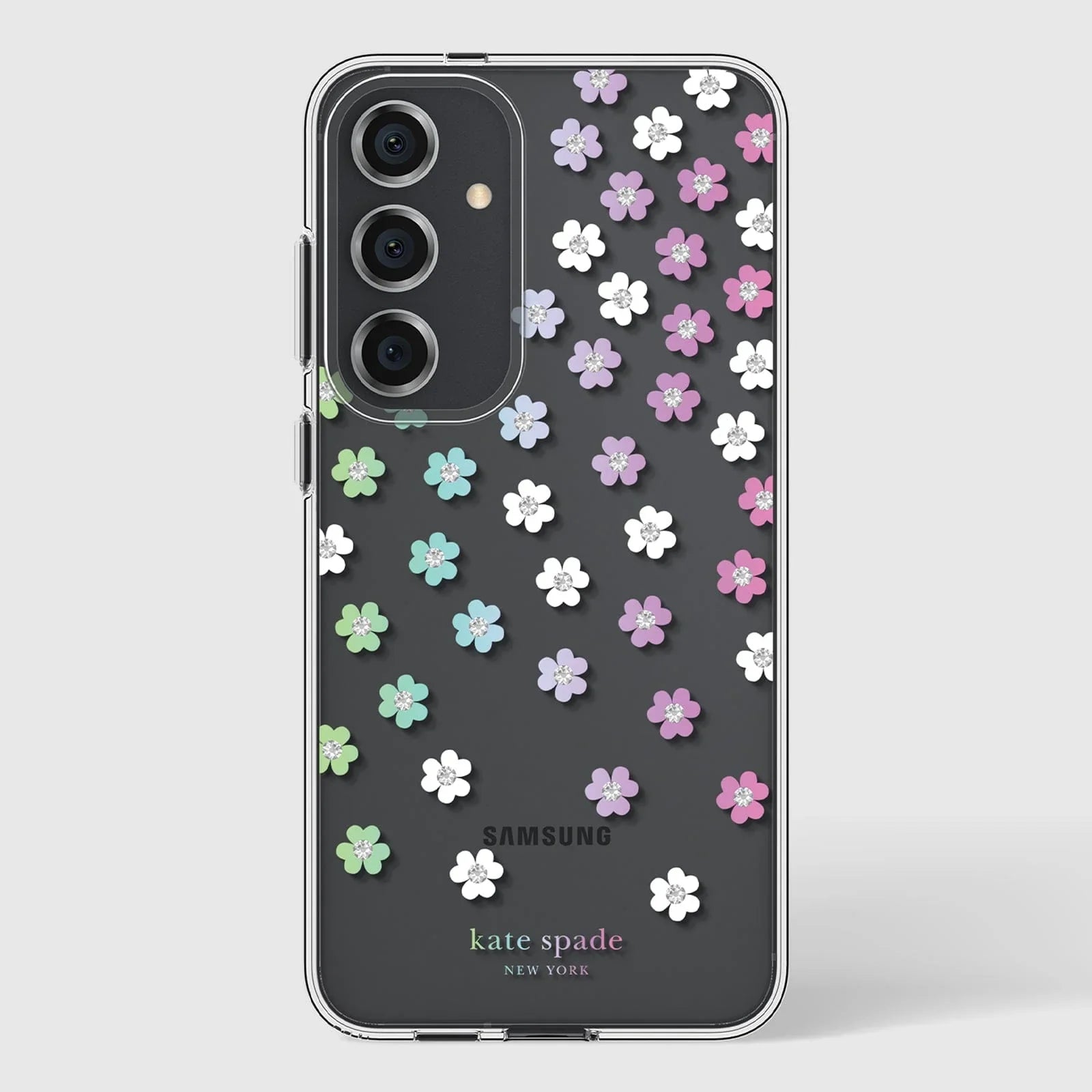 Kate Spade Clear Case Samsung S24 Standard 6.2 inch - Scattered Flowers