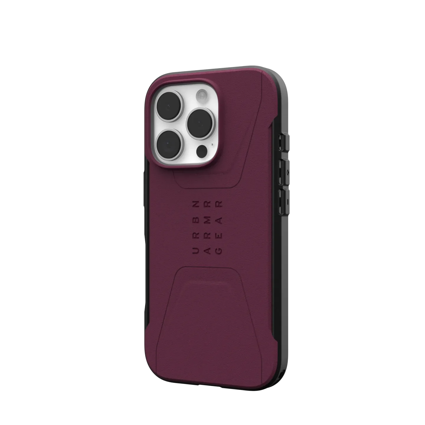 UAG Civilian Rugged Slim iPhone 16 Pro 6.3 Case & MagSafe - Bordeaux