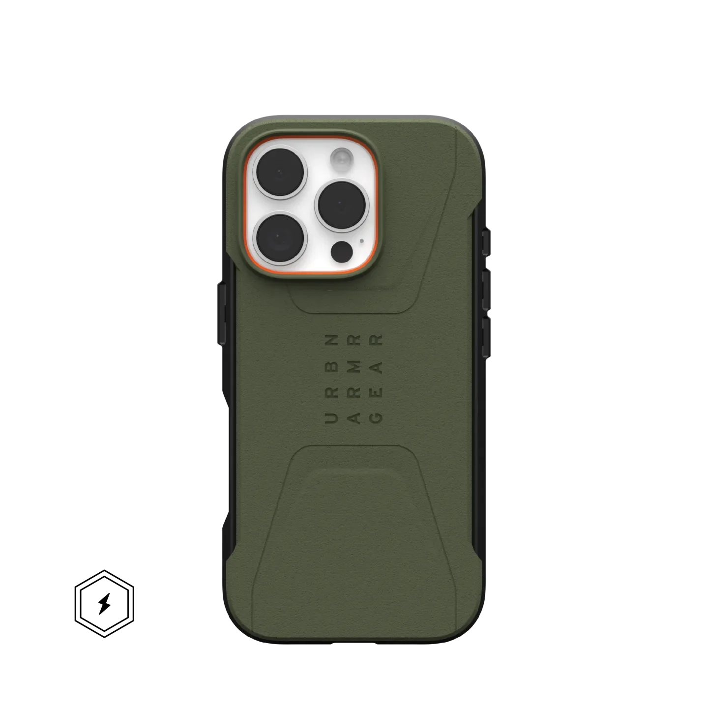 UAG Civilian Rugged Slim iPhone 16 Pro 6.3 Case & MagSafe - Olive