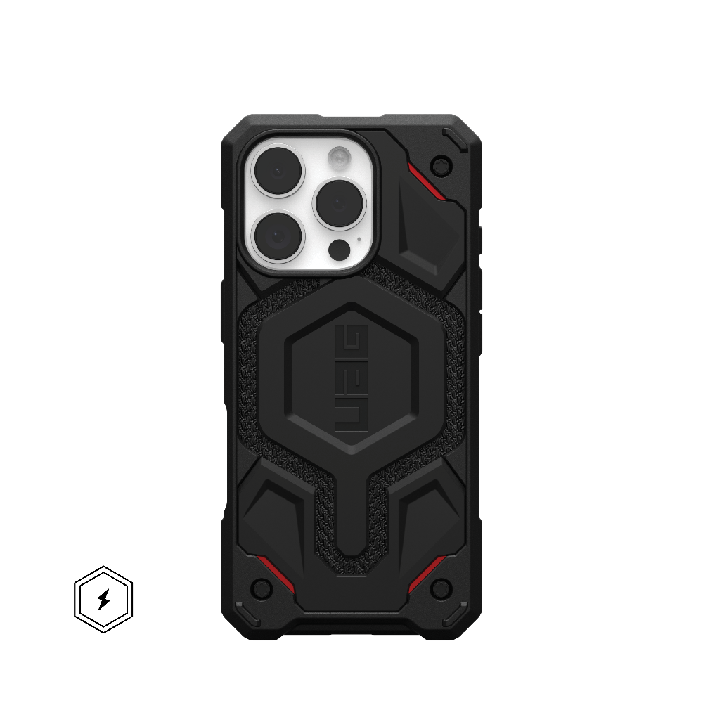 UAG Monarch Pro Kevlar iPhone 16 Pro Max 6.9 Case & MagSafe - Kevlar Black