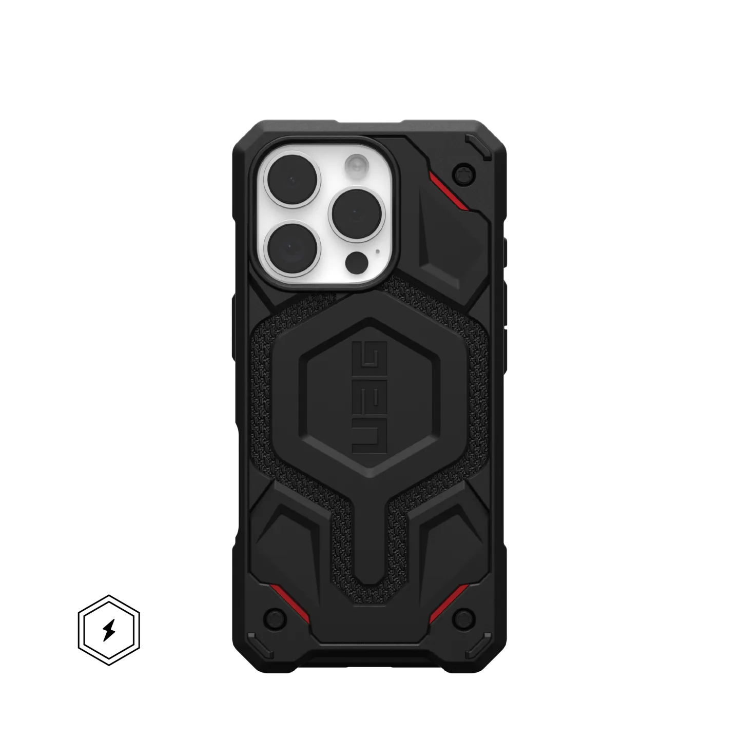 UAG Monarch Pro Kevlar iPhone 16 Pro Max 6.9 Case & MagSafe - Kevlar Black