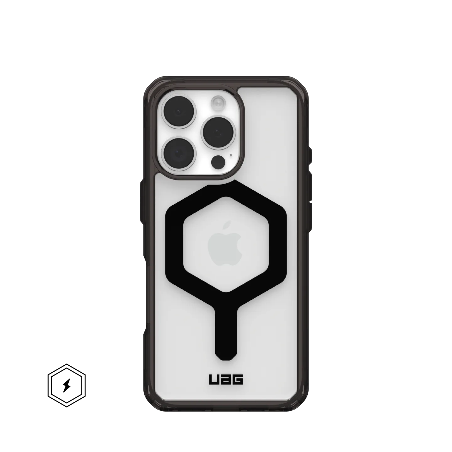 UAG Plyo iPhone 16 Pro 6.3 Case & MagSafe - Clear Black