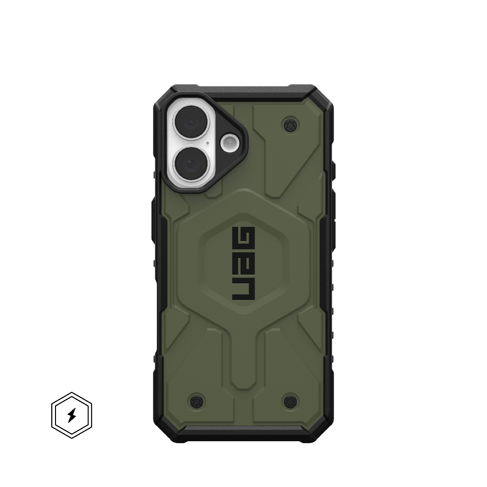 UAG Pathfinder Rugged & Light iPhone 16 Standard 6.1 Case & MagSafe - Olive