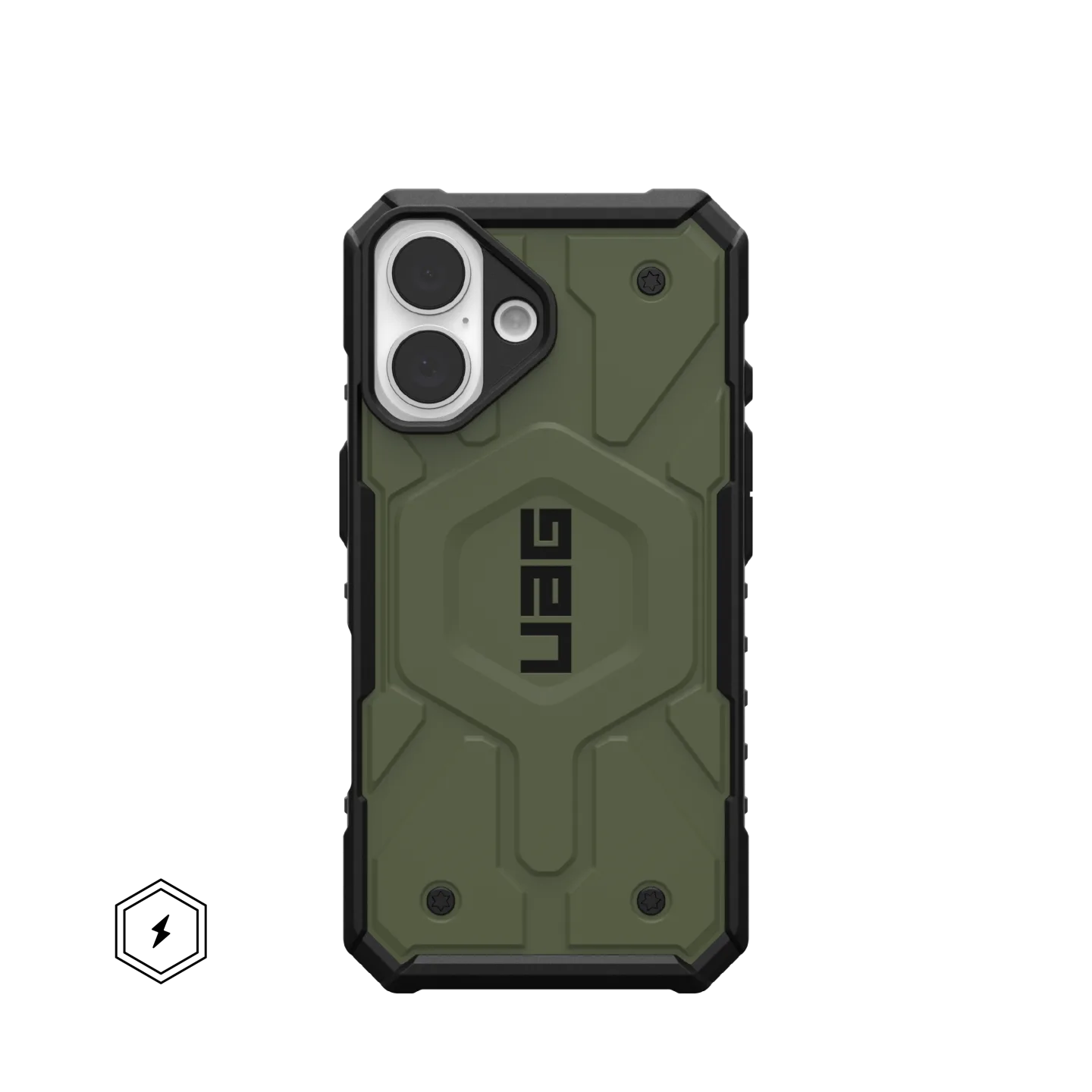 UAG Pathfinder Rugged & Light iPhone 16 Standard 6.1 Case & MagSafe - Olive