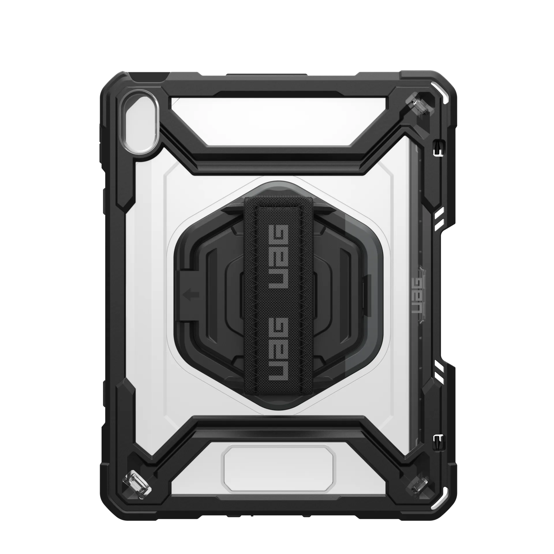 UAG Plasma Rugged Case iPad 10th Gen 10.9  Kickstand & Handstrap - Black