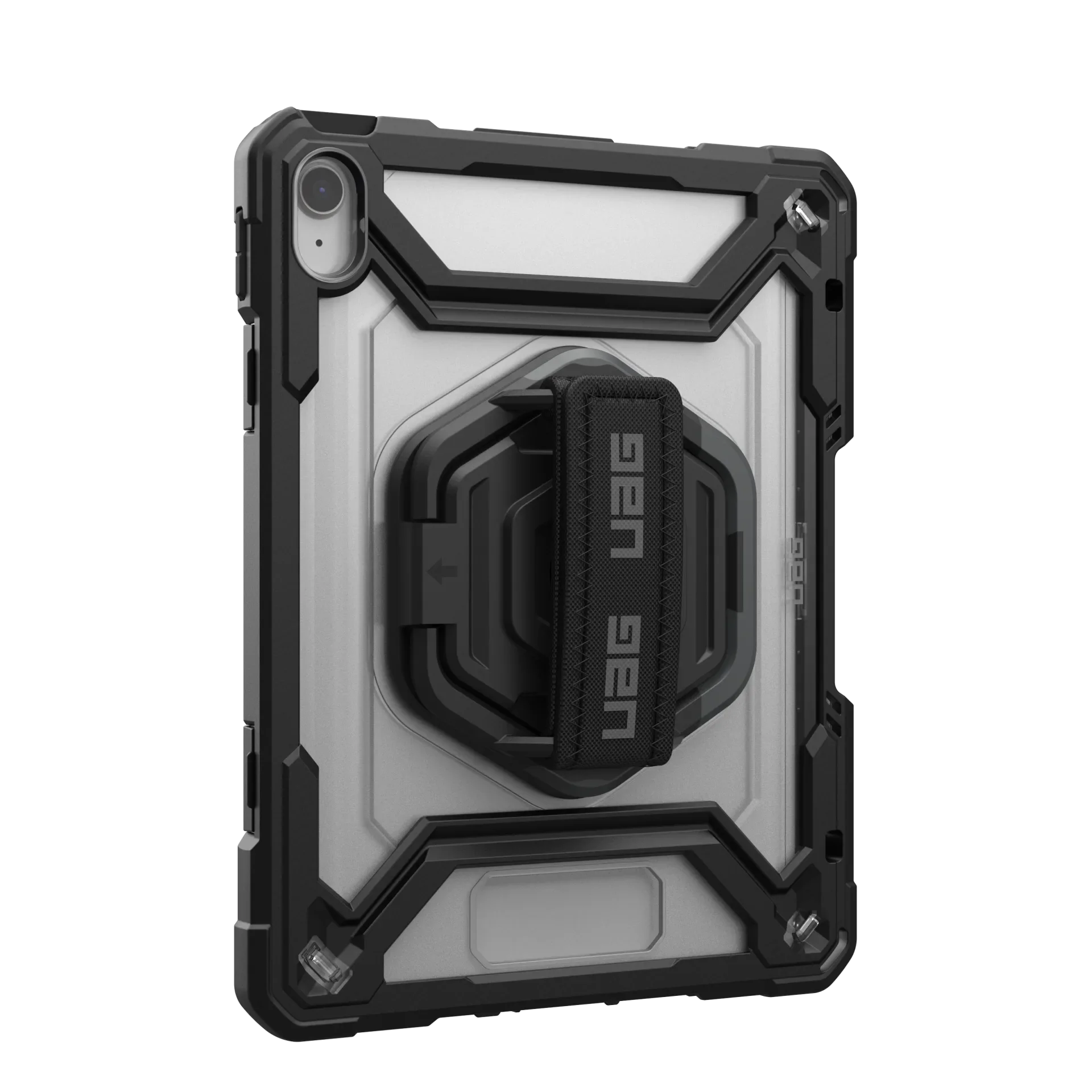 UAG Plasma Rugged Case iPad 10th Gen 10.9  Kickstand & Handstrap - Black