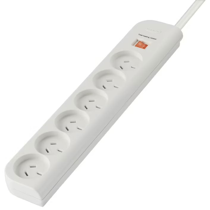 Belkin 6 Outlet Economy Surge Protector Powerboard