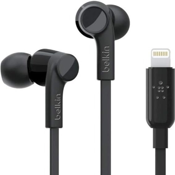 Belkin Rockstar Headphones with Lightning Connector - Black