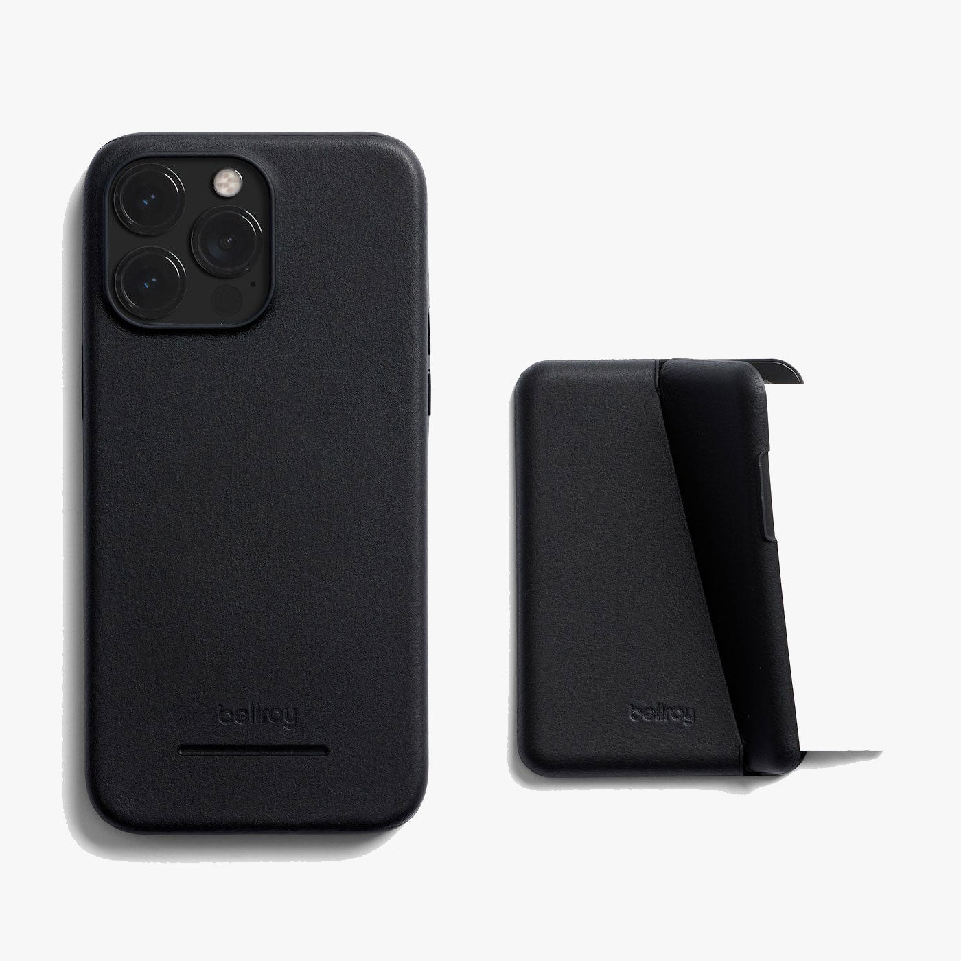 Bellroy Leather Mod Case & Wallet iPhone 15 Pro Max - Black