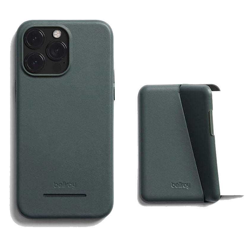 Bellroy Leather Mod Case & Wallet iPhone 15 Pro Max - Everglade