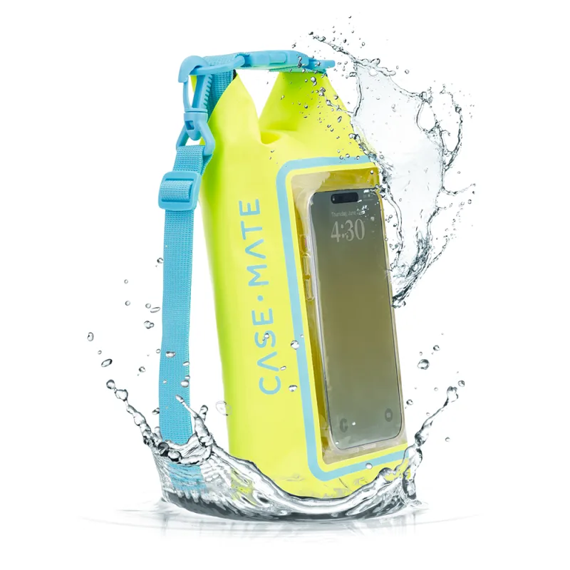 Case-Mate Waterproof 2L Phone Dry Bag Citrus Splash