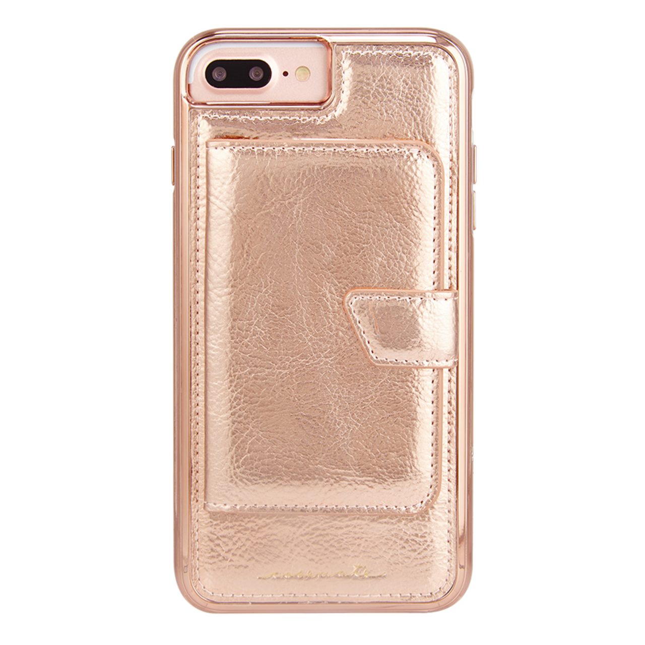 CaseMate Compact Mirror Case for iPhone 8+ / 7+ / 6+ - Rose Gold