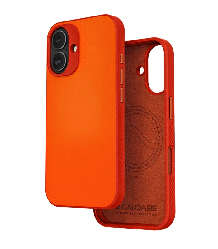 Caudabe Paragon Slim ShockLite Case &amp; MagSafe iPhone 16 6.1 - Ember