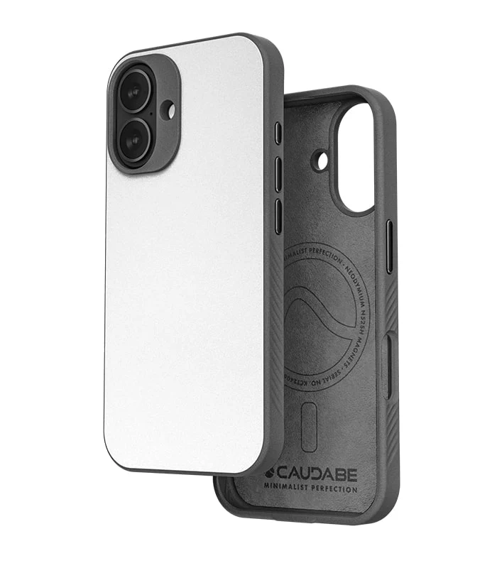 Caudabe Paragon Slim ShockLite Case &amp; MagSafe iPhone 16 6.1 - Moonstone