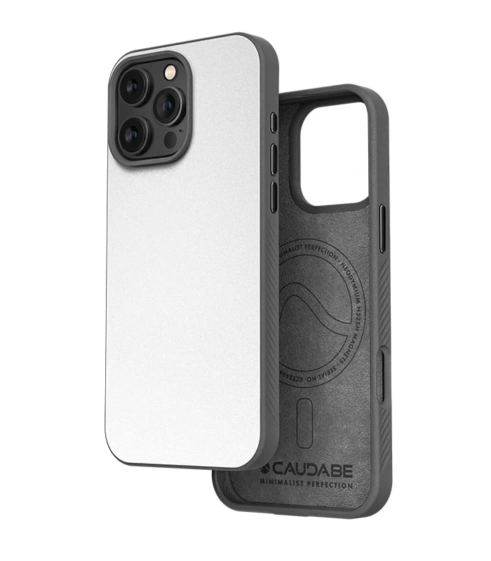 Caudabe Paragon Slim ShockLite Case & MagSafe iPhone 16 Pro 6.3 - Moonstone