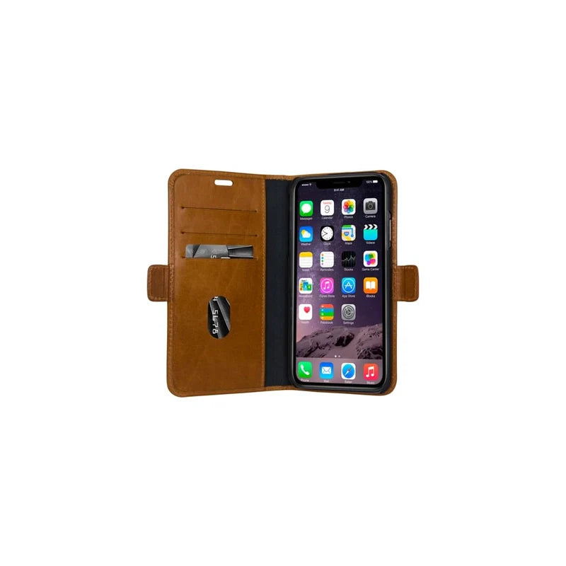 Dbramante1928 Copenhagen Wallet Case iPhone XS Max - Tan