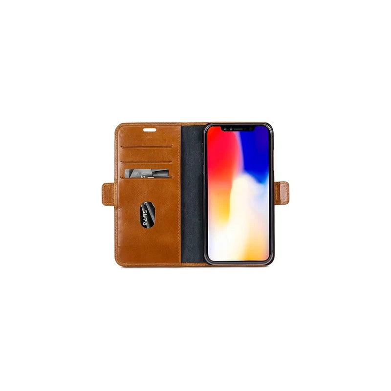 Dbramante1928 Copenhagen Wallet Case iPhone XS Max - Tan