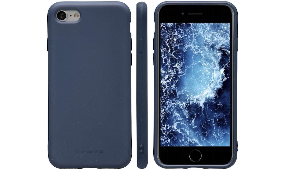 Dbramante1928 Grenen Case for iPhone 8 / 7 / SE2020 / SE2022  Ocean Blue - BONUS Screen Protector