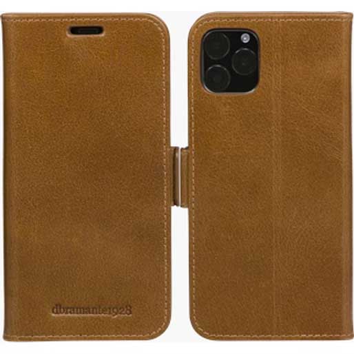 Dbramante1928 Copenhagen Slim Leather Folio Case iPhone 12 Pro Max - Tan