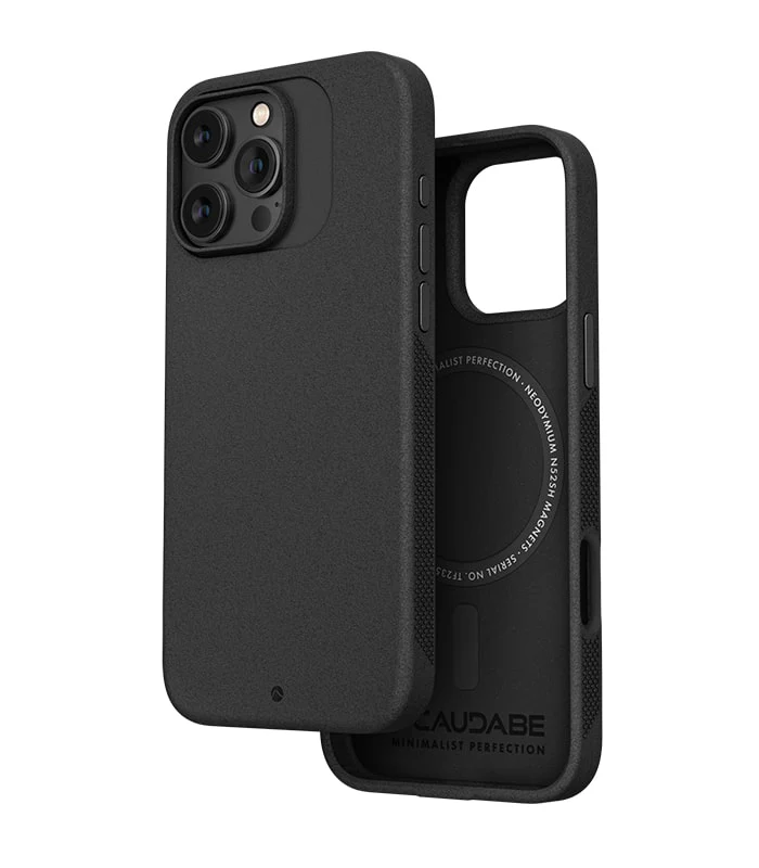 Caudabe Synthesis Slim Protective Case MagSafe iPhone 16 Pro 6.3 - Black