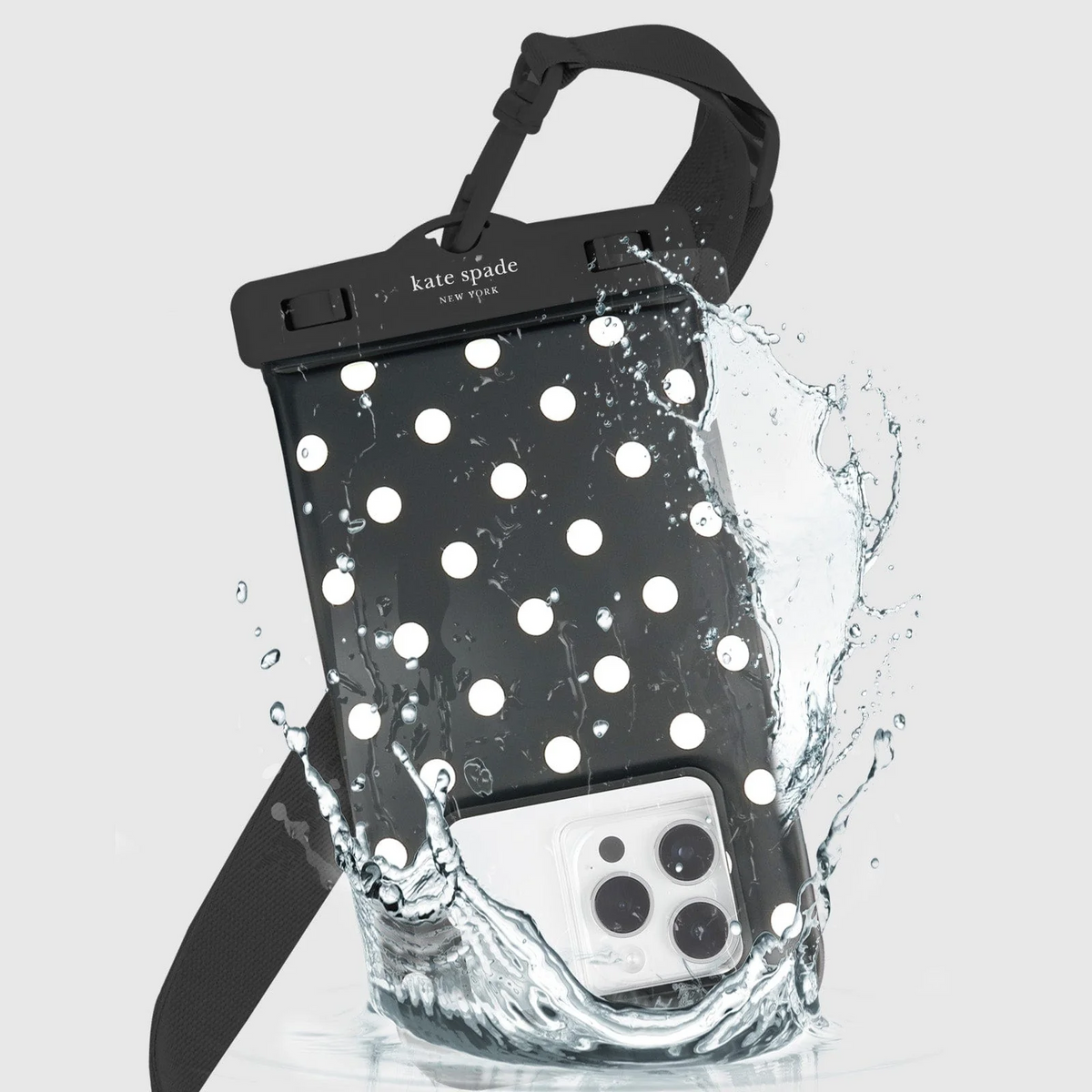 Kate Spade New York Waterproof Floating Pouch up to 6.7 inch - Picture Dot