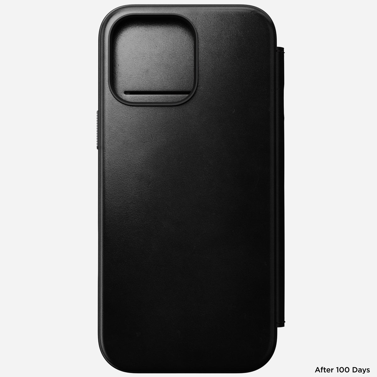 Nomad Horween Premium Leather Folio Case iPhone 16 Pro Max 6.9 - Black