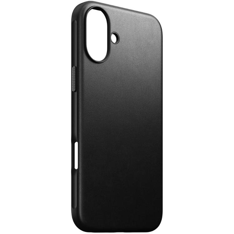 Nomad Modern Leather Case for iPhone 16 Plus 6.7 - Black