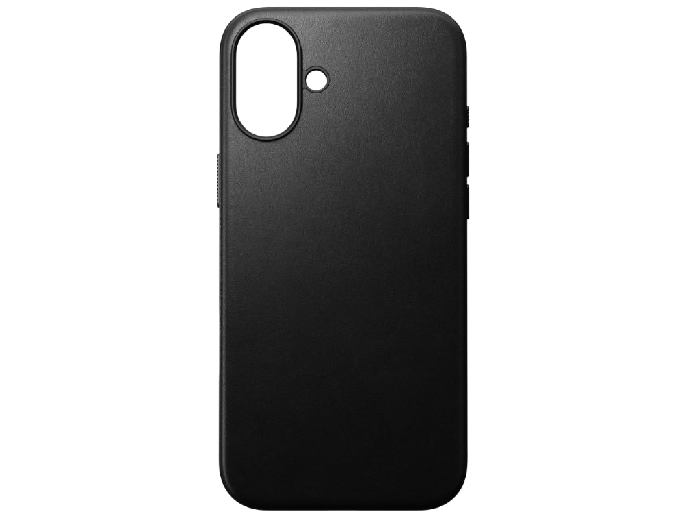 Nomad Modern Leather Case for iPhone 16 Plus 6.7 - Black