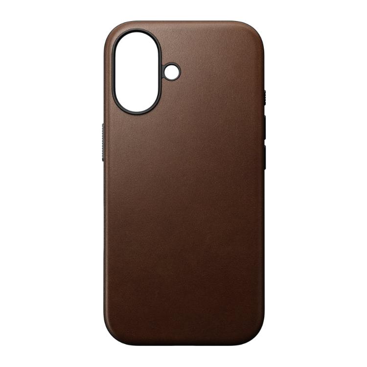 Nomad Modern Leather Case for iPhone 16 Plus 6.7 - Brown