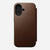 Nomad Modern Premium Leather Folio Case iPhone 16 Standard 6.1 - Brown