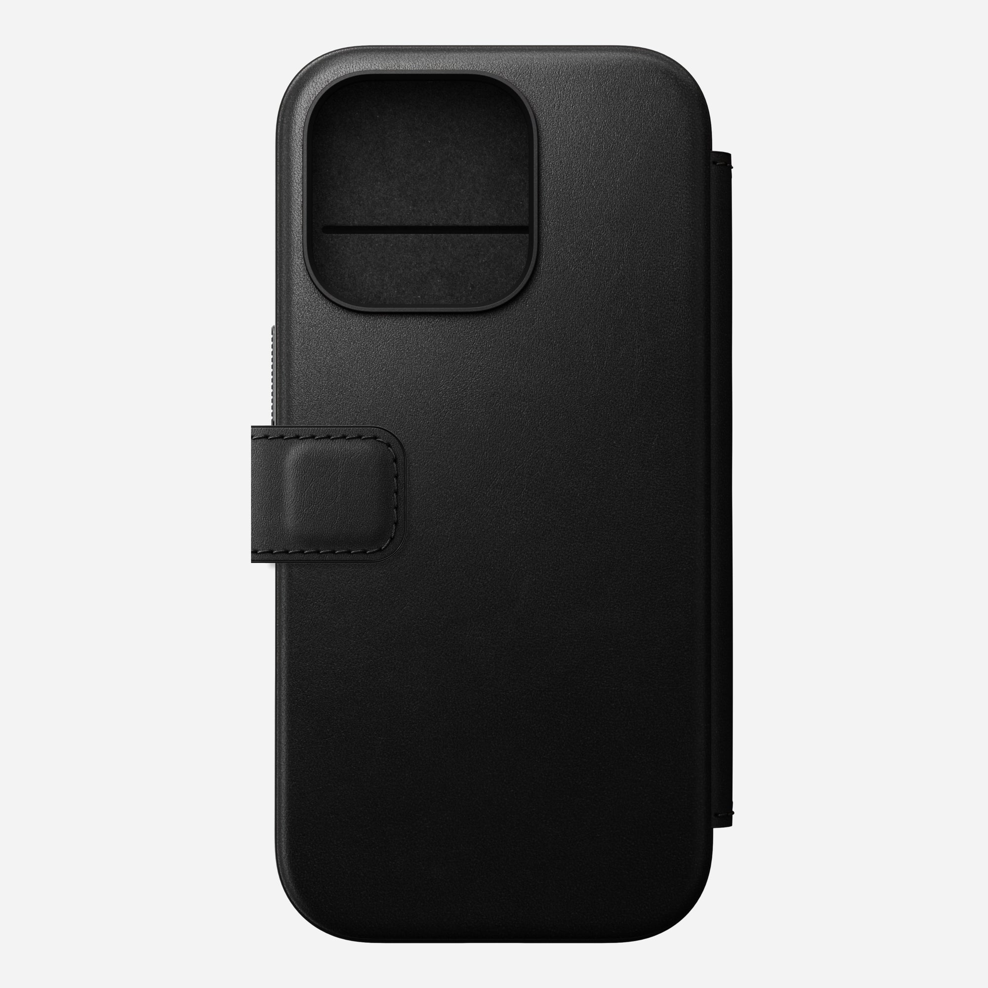 Nomad Modern Premium Leather Folio Case iPhone 16 Pro 6.3 - Black