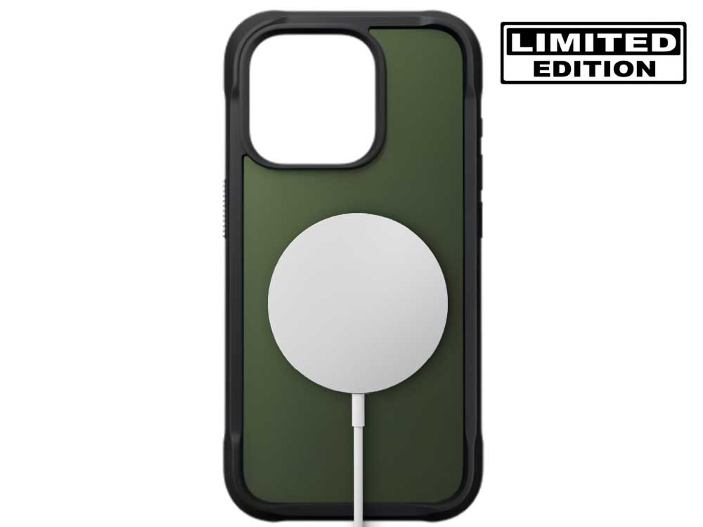 Nomad Rugged Case & MagSafe for iPhone 16 Pro Max 6.9 - Forest Green