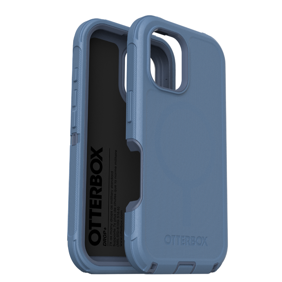 OtterBox Defender with MagSafe for iPhone 16 Standard 6.1 Case - Baby Blue Jeans