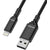 Otterbox Durable Premium Cable USB A to Lightning 2M - Black