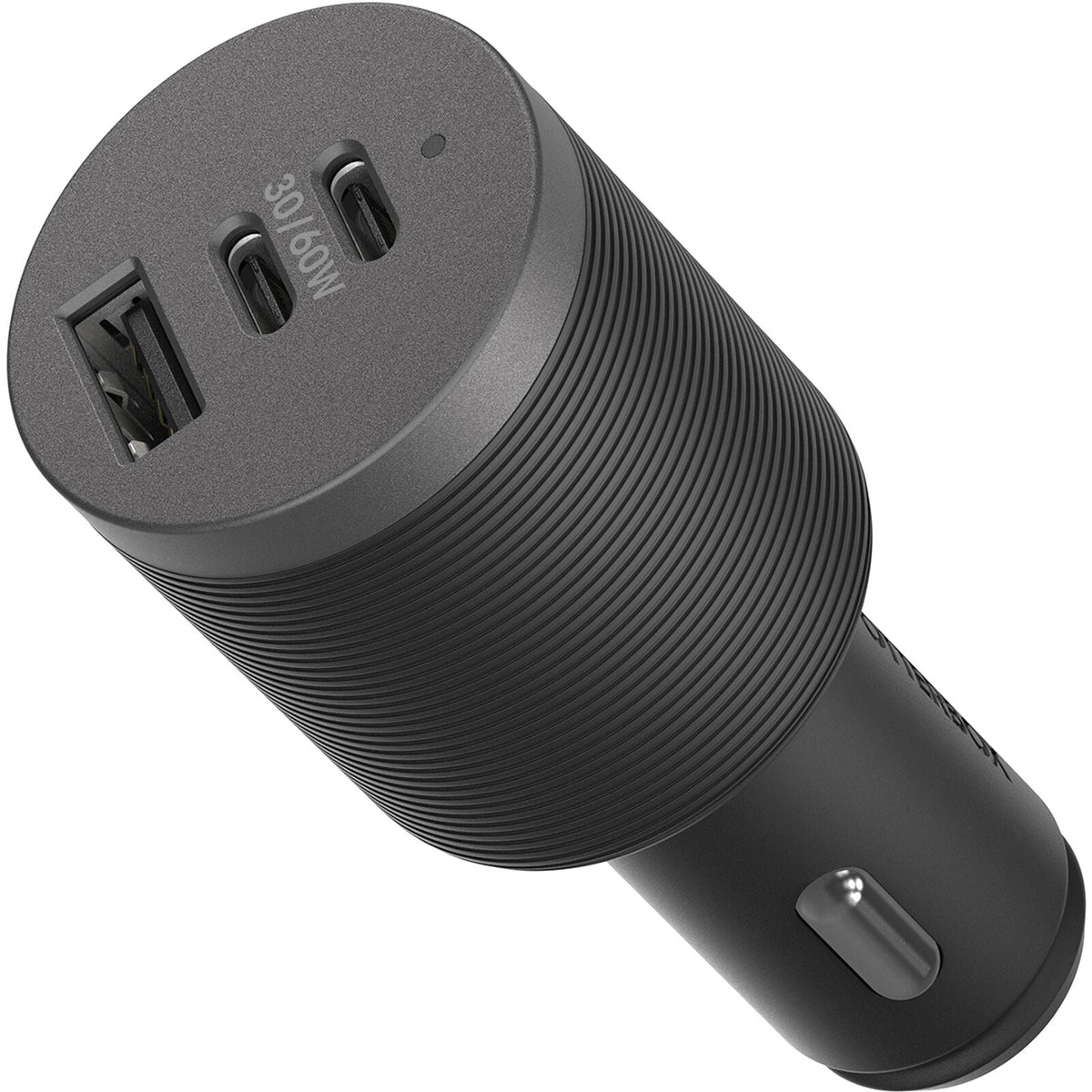 Otterbox Premium 72W Car Charger with Triple USB Ports - Black