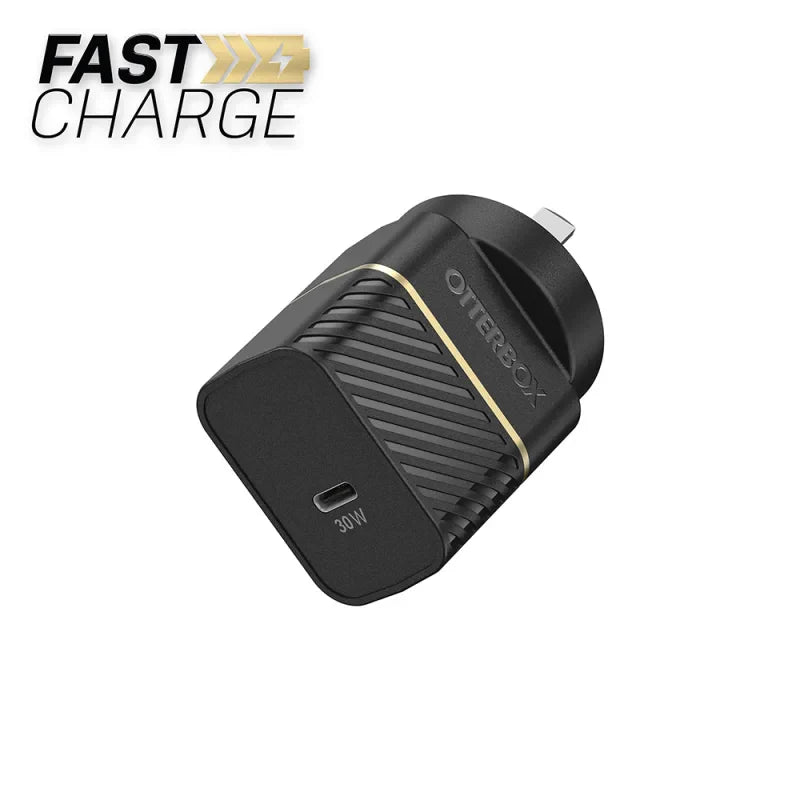 Otterbox Fast Charge USB-C Wall Charger (AU) 30W - Black